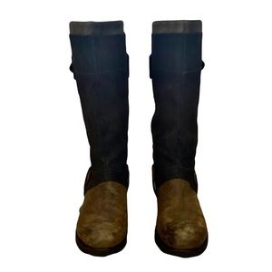 VERA WANG Leather Boots, Made in Italy - Size 9.5